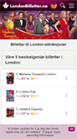 Mobile Screenshot of londonbilletter.no